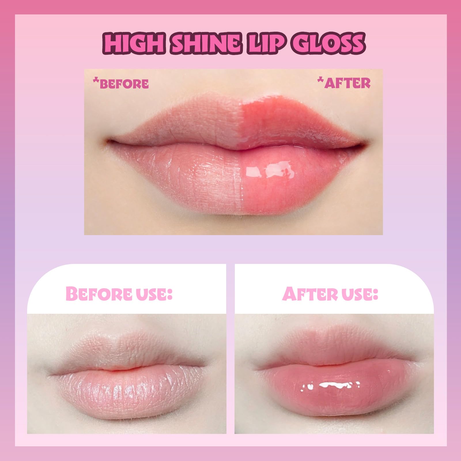 Disney Minnie Mouse 12 Piece Plant Based Lip Gloss, Girls Party Favors, First Makeup Set for Girl, Perfect for Parties, Sleepovers, and Birthday Gifts, Ages 3+, by Townley Girl