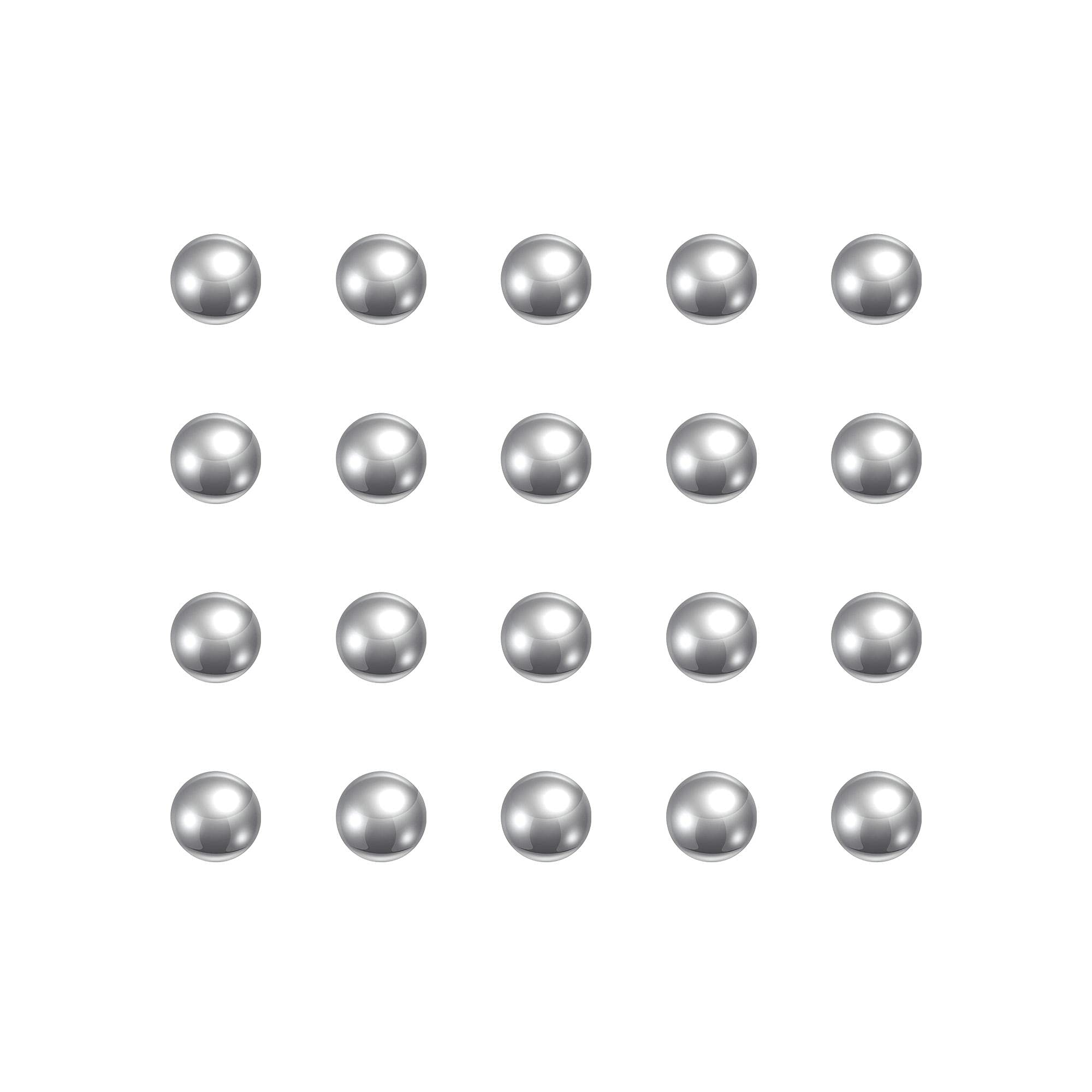 sourcing map 50pcs 3.5mm Chrome Steel Bearing Balls G5 Precision