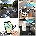 Bike Mount Phone Holder, Universal Adjustable Bicycle Motorcycle MTB Phone Holder, Compatible with iPhone Xs Max XR X 8 7 6 5 Plus Samsung Galaxy S9 S8 S7 S6 S5 Note 9 8 7 6 Black
