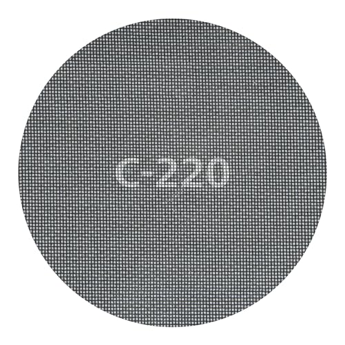 wolfcraft 5 Easy-Fix Sanding Pads for Plasterboard, Ø 225 mm, grain 220 I 2288000