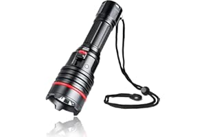 LetonPower Dive Light, Underwater Flashlight, 2000Lumens Dive Lights Scuba Diving, Diving Flashlight with Type-C Charging for Professional Underwater Sport, Underwater 100m Flashligh