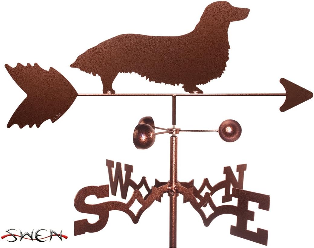 Amazon Com Swen Products Long Hair Dachshund Dog Weathervane