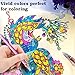 Happlee 12 Colors Gel Pen Set 0.5MM Tip Fine Point Pens for Coloring Books Bullet Journal Crafting Note Taking Drawing, 12-Count