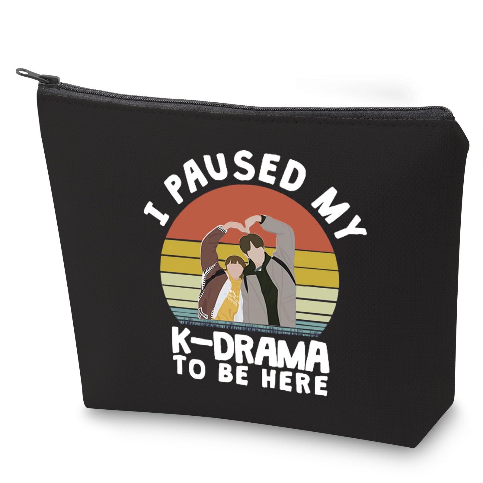 BAUNA K Drama Gift for Korean TV Show Fans I Paused My KDrama To Be Here K Drama Cosmetic Bag Korean Lover Gift (BL KDrama)