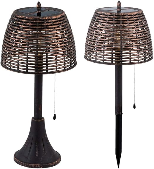 Led Solar Aussen Tisch Steh Leuchte Erdspiess Steck Lampe Garten Dekoration Beleuchtung Globo 33005 Amazon De Beleuchtung