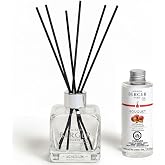 MAISON BERGER Reed Diffuser Bouquet, 100 ml, New Orleans | Clear Glass Bottle, 8 Reed Sticks, 100 ml Refill, Up to 6-Week Passive Diffusion, No Flame, Made in France