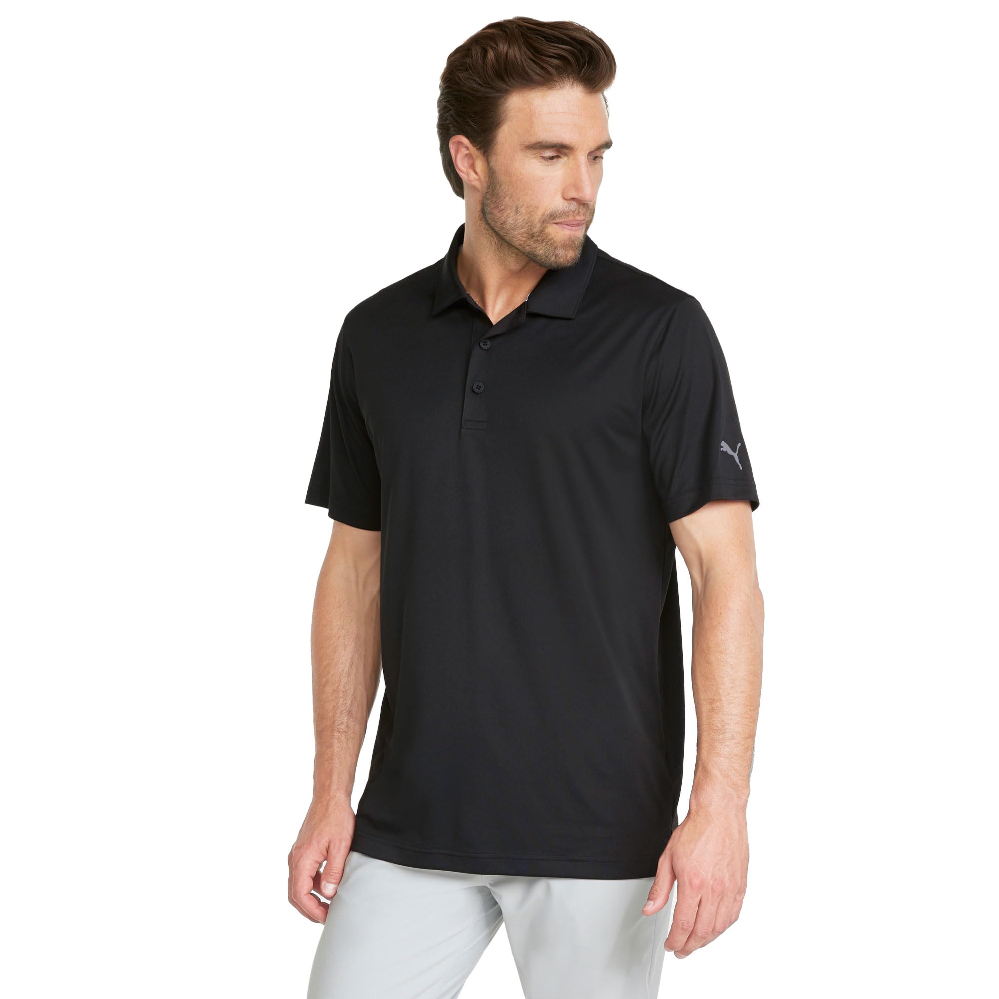 Puma Golf Men’s Gamer Polo, Puma Black, XL