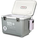 ENGEL Live Bait Cooler PRO for Fishing - Portable Minnow and Bait Bucket with Lithium-Ion Rechargeable Aerator