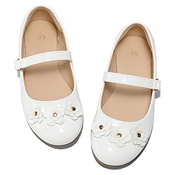 K KomForme Girl's Ballet Flats Non-Slip Soft Mary