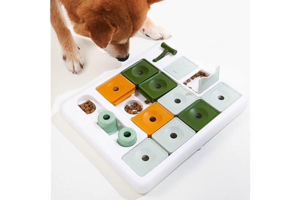Barkwhiz Dog Treat Feeder Toy,Interactive Dog Toys Various Levels of Play, Slow Feeder for Dogs Mental Stimulation, Puzzle fo