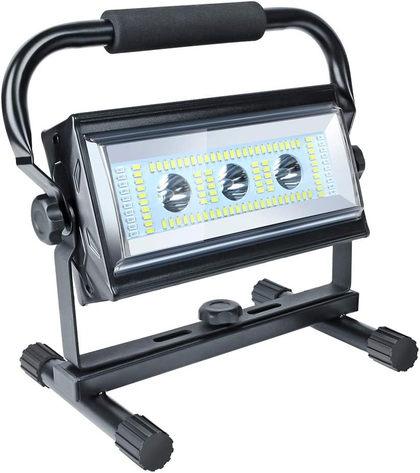 Portable Led Work Light Rechargeable 5 Brightness Levels 3003000LM