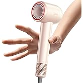 TYMO Ionic Hair Dryer for Women, High Speed Travel Blow Dryer for 5X Faster Drying & 0 Damage, Professional Portable Quiet Hairdryer with 400M Negative Ions, 4 Temps& 2 Speeds, 110,000 RPM, Gold Blush