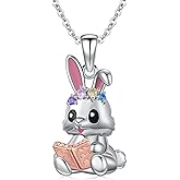 KoyeKei Cute Animal Necklace for Women 925 Sterling Silver Animal Pendant Jewelry Christmas Birthday Gifts for Daughter