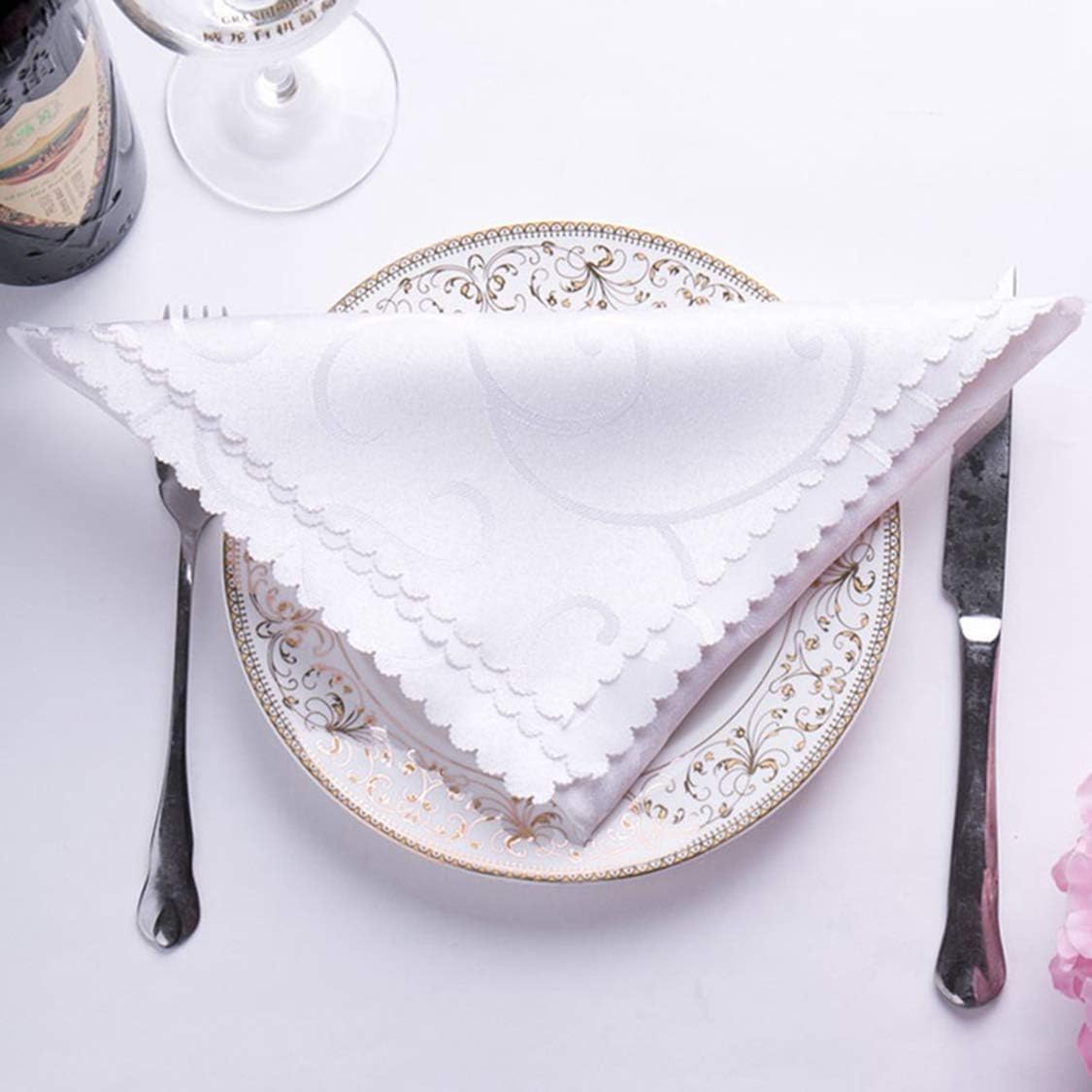 Napkins Home & Garden 19" Polyester Napkins Table Dinner Cloth Napkin Poly Cotton Hotel Wedding