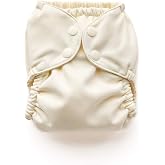 Esembly Cloth Diaper Cover, Parchment, Size 1 (7-17lbs) | Reusable, Waterproof, Breathable and Adjustable Outer Layer Over Absorbent Inner, Blowout Protection and Reusbale Swim Diaper