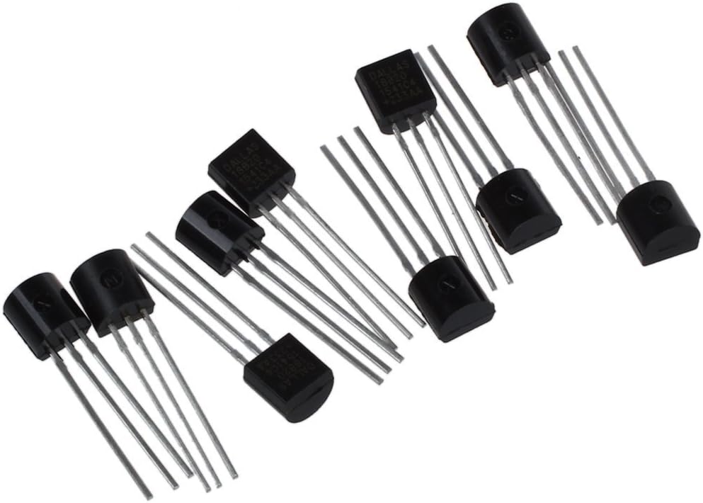 NAMVO 10PCS DS18B20 Digital Temperature Sensor/Fit for Long-Distance Multipoint Temperature Detection System