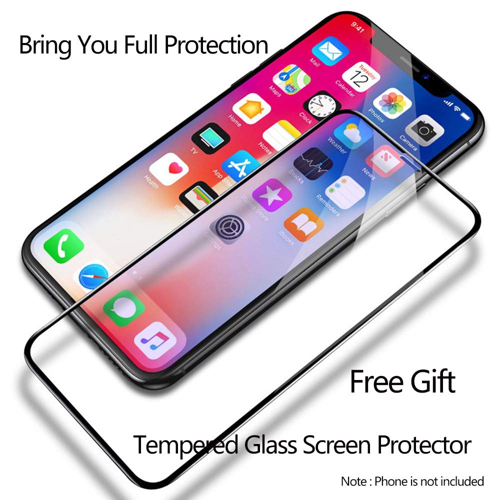 RicHyun Sunflower Case for iPhone XR, Clear Floral Pattern Soft Flexible TPU Shockproof Bumper Case for iPhone XR 2018