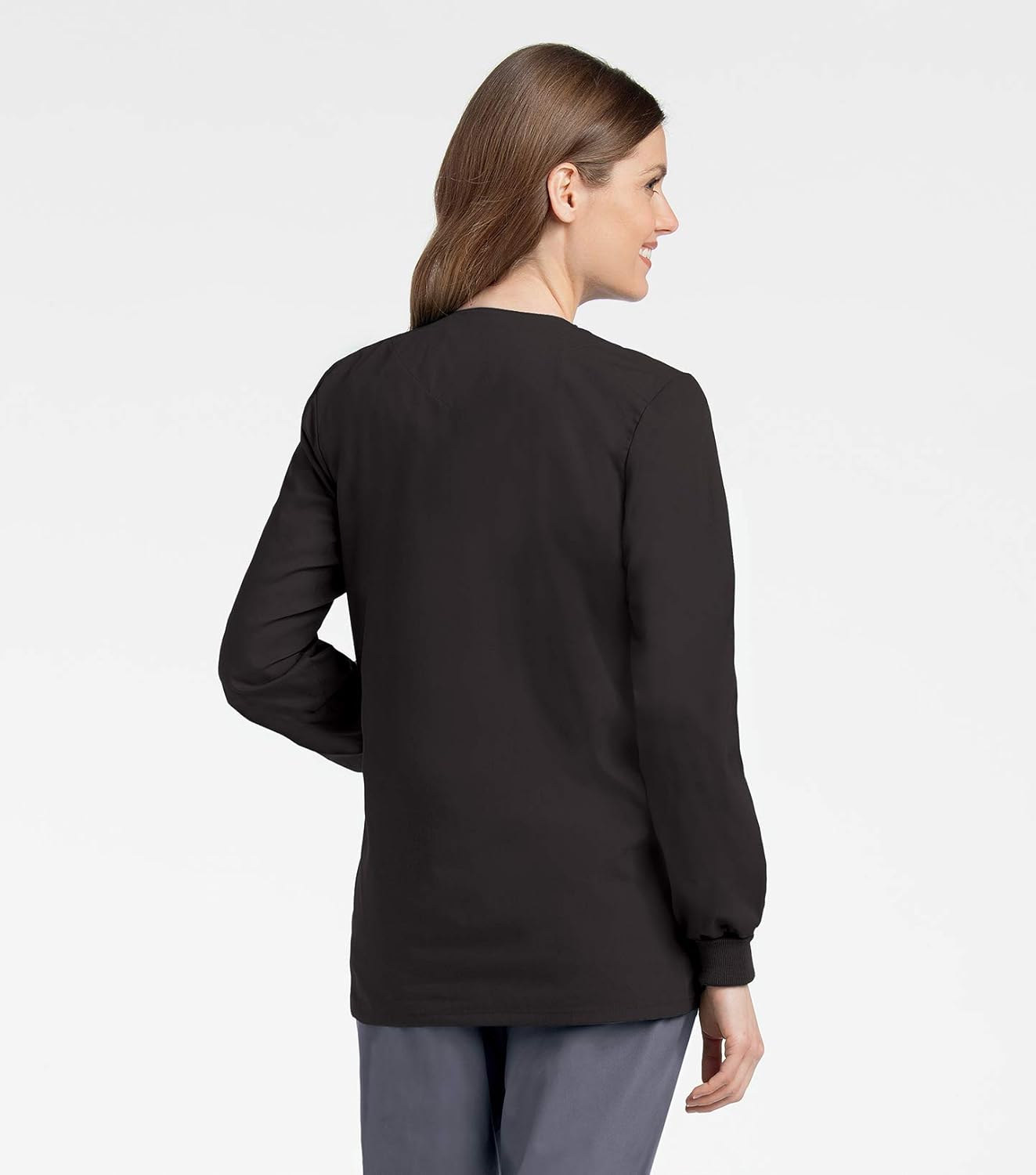 Landau Women's 4-Pocket, Classic Relaxed Fit Crew Neck Medical Scrub Top 7525: Clothing