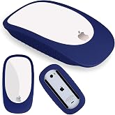 AKSHFETH Magic Mouse Cover - Silicone Apple Magic Mouse 2 Ergonomic Grip Anti-Drop Protective Sleeve (Blue)
