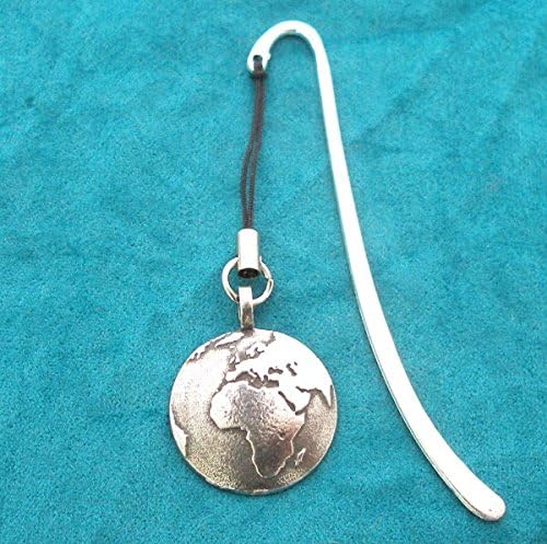 Planet Earth Bookmark in Fine English Pewter (With Gift Box)