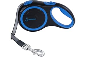 26FT Long Retractable Dog Leash Up to 110lbs, 360°Tangle-Free Heavy Duty Dog Lead with Anti-Slip Handle for Small/Medium/Larg