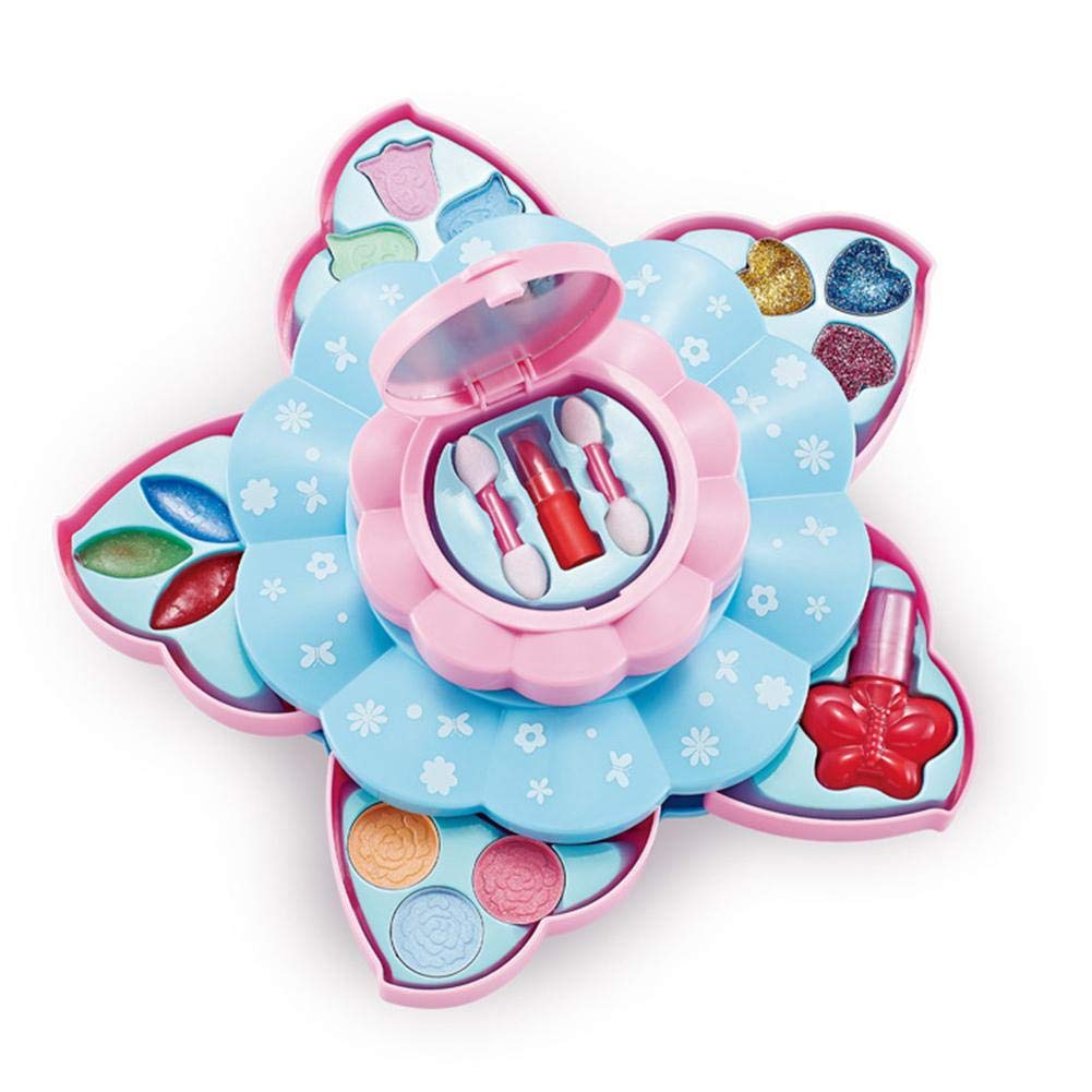 Mua Onev Ft ディズニー 子供用化粧品セット 60点 キッズコスメセット プリンセス ミラー付き 花のように おままごと おもちゃセット 女の子向け メイクセット 安全 化粧品セット メイクアップボックス付き コスメ知育玩具 女の子へお誕生日 クリスマス 新年のプレゼント