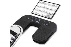 Yueyinpu Wireless Page Turner Pedal For Tablets iPad Smartphone Rechargeable Anti-Skid Pad (Plus)