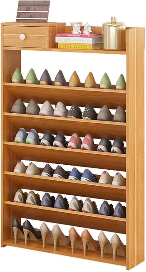 Amazon 大型靴箱靴ラック 引き出し棚6段靴収納靴床置き収納棚廊下に最適 シューズラック オンライン通販