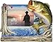 Rivers Edge Bass Fishing Picture Frame - Holds 4