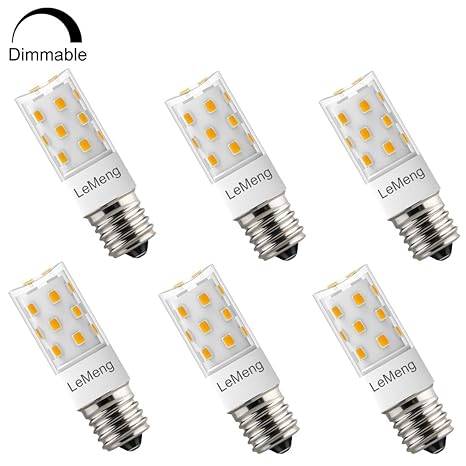 Amazon.com: LeMeng E17 Bombilla LED, intensidad regulable, 5 ...