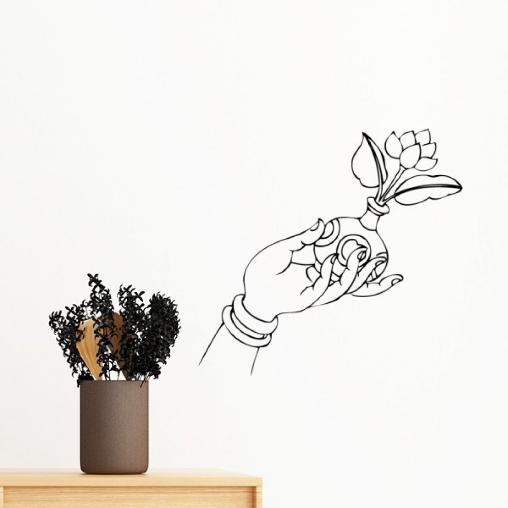 Buy Diythinker Buddhism Religion Buddhist Hand Flower Vase Line