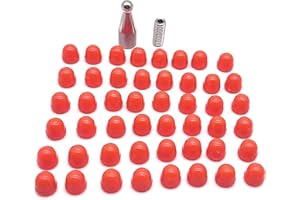 48Pcs Rubber Tips for Dent Repair Hammer and for Hook and Car Rod Removal Car Tool