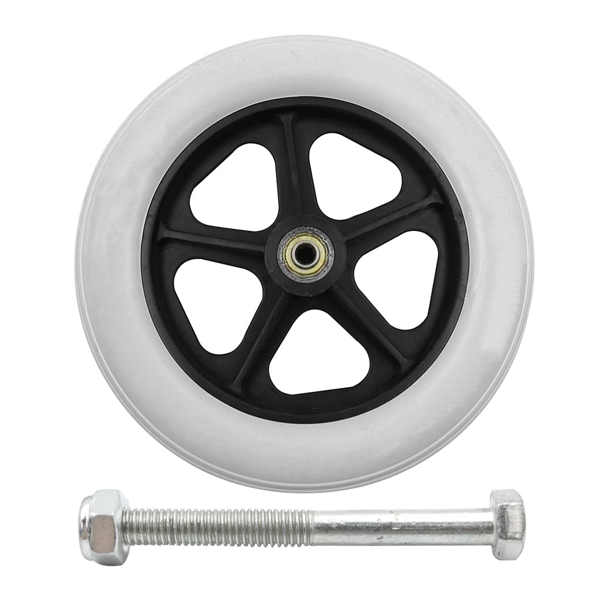 Hsthe Sea Wheels Wheelchair Front Wheels Spinner Wheels Non-Slip Rubber Wheels Wheel Wheelchair Accessories (8 Inches) That Provide Smooth Handling And Safe Movement