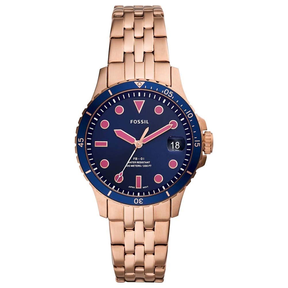 Fossil women quartz 3 pointer with bracelet FB-01 ES4767