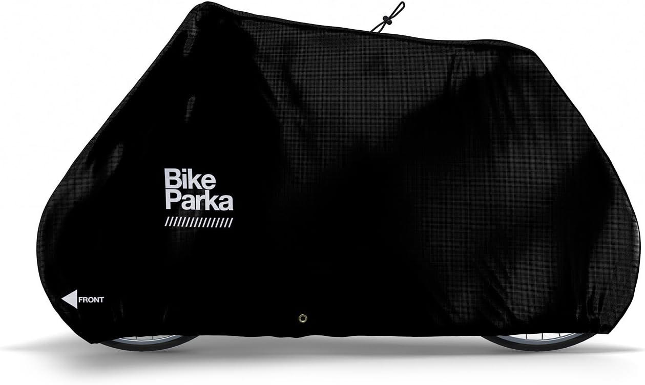 BikeParka STASH Waterproof Bicycle Cover - INK Black, 220 x 140 cm