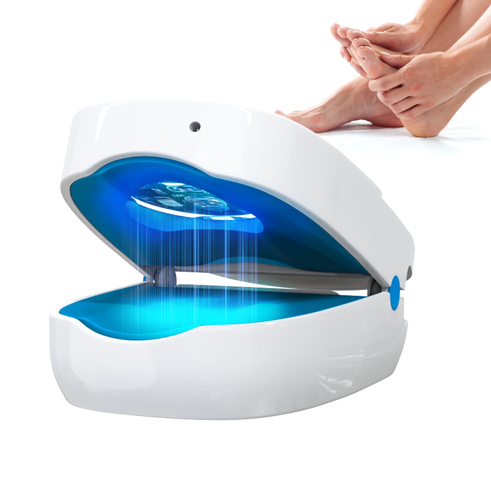 iKeener Laser Fungal Nail Treatment Device for Toenail, 470nm & 910nm FDA Cleared Anti Fungal Toenail Fungus Treatment for Ingrown, Damaged, and Discolored Nails, Natural Nail Reapir Solution
