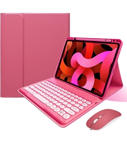 Étui Clavier Bluetooth Pour IPad Air 11 M3 2025 / M2 2024 - Clavier Amovible, Protection Et Porte-crayon Intégré