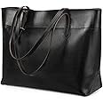 Kattee Vintage Genuine Leather Tote Shoulder Bag for Women Satchel Handbag with Top Handles