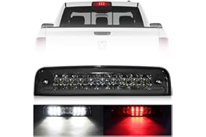 Ram Third Brake Light for Dodge Ram 1500 2500 2009-2017 Red/White High Mount Led Reverse Lights Rear Stop Tail Lamp (3RD Brak