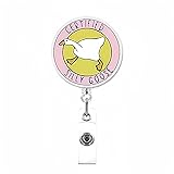 Funny Silly Goose Badge Reel Nurse Doctor Name Tag