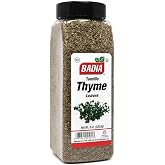 Badia Whole Thyme Leaves, 8 oz &ndash; Dried Herb for Cooking | Dried Herb For Cooking, Seasoning, and Marinades