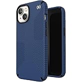 Speck Presidio2 Grip for iPhone 14, iPhone 13 & iPhone 16e – Non-Slip Grip Phone Case, Slim Polycarbonate, Drop & Shock Protection (Costal Blue)