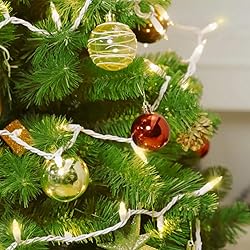Brightown Christmas String Lights 2 Pack Clear Warm