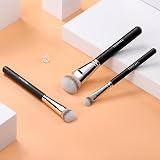TEOYALL Flat Angled Brushes - Foundation, Concealer, Bronzer Set (3 Sizes) view 7