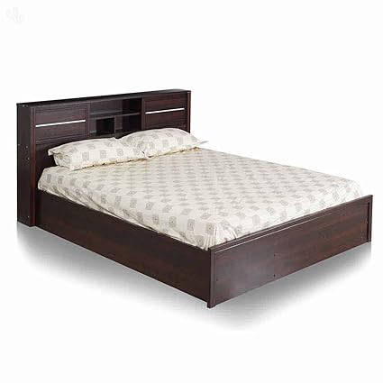 Royaloak Milan Queen Size Bed Walnut Amazon In Home