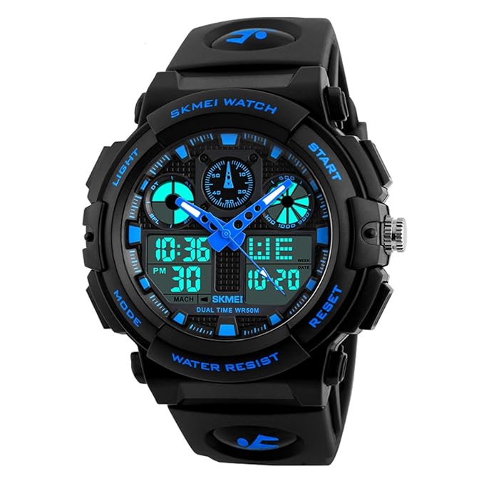 Sports Analog-Digital Blue Dial Mens Watch - SkmeiMW56A