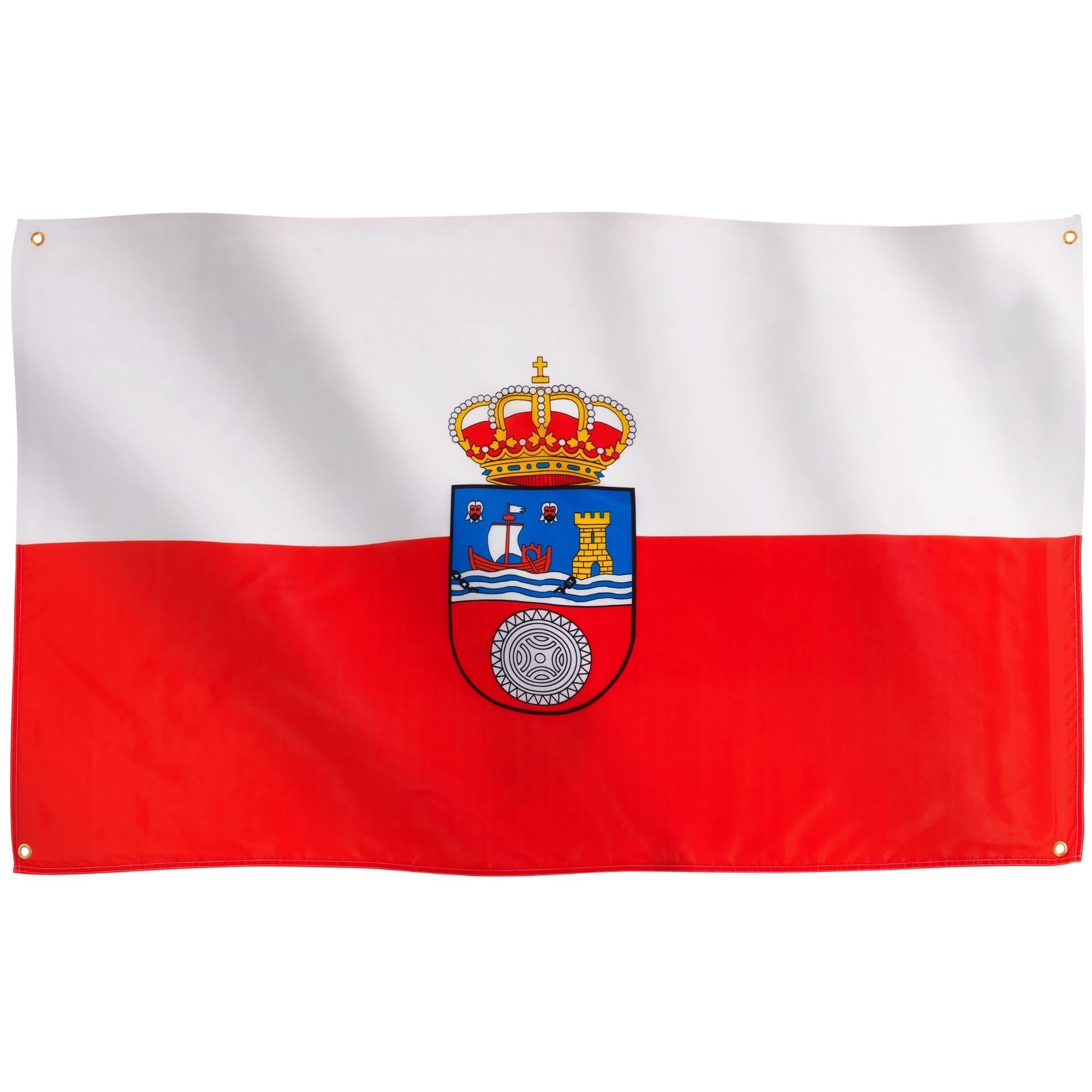 Runesol Cantabria Flag, 91x152cm, 3ft x 5ft, 4 Grommets, Eyelet In Every Corner, Santander, La Montana, Premium Flags, Inside, Outside, Vivid Colours, Labour Day — image 1