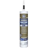 GE Sealants & Adhesives GE5030 Advanced Silicone 2 Window & Door Sealant, 10.1oz, Black