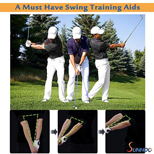 SUNHOO Golf Smart Ball, Swing Training Aids, Portable Intelligent Impact Ball, Inflatable Posture Correction Tool, Pump Included