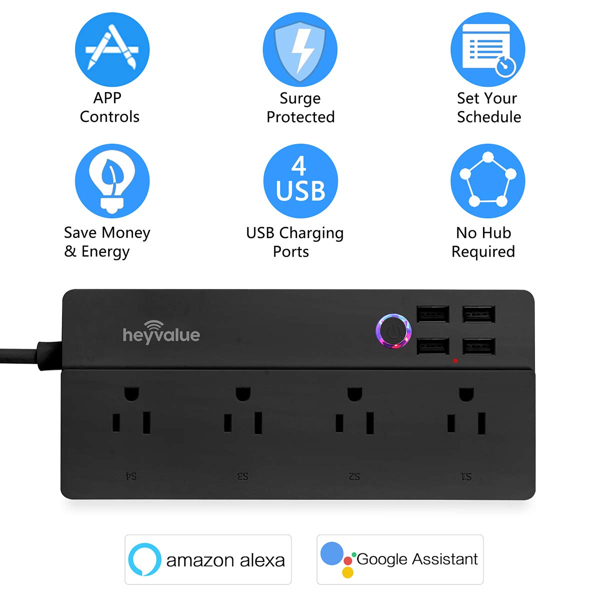 heyvalue smart power strip
